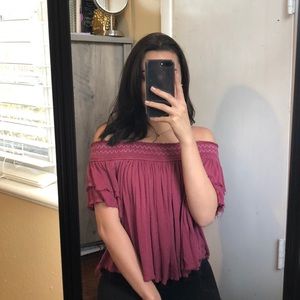 Free People off the shoulder shirt